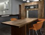 Blat kuchenny imitujący metal – pomysł na minimalistyczną i nowoczesną kuchnię w loftowym stylu
