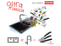 Zobacz promocję - Zlewozmywak i bateria kuchenna Franke plus noże kuchenne